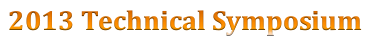2013 Technical Symposium
